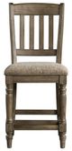 Intercon Balboa Park Brown/Roasted Oak 40" Slat Dining Side Chair-1