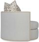 Rene Cazares™ Furniture Coco Chair and Swivel Chair with Decorative Nails-2