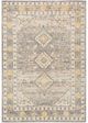 Surya City Light Cream/Light Gray/Mustard 4'x6' Area Rug-0