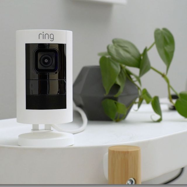 ring White Stick Up Camera Elite with PoE Adapter-2