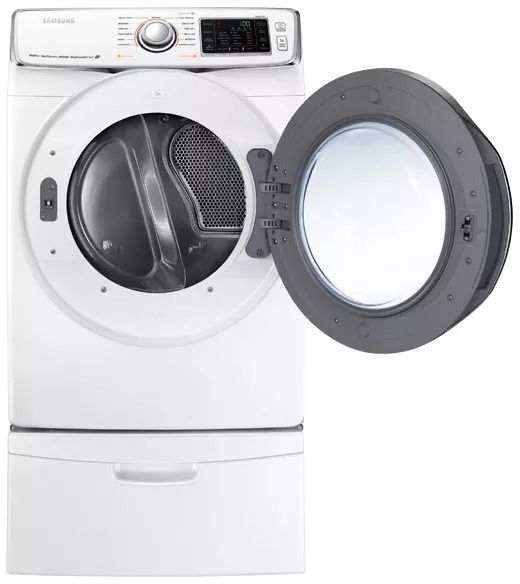 Samsung 7.5 Cu. Ft. White Electric Dryer-4