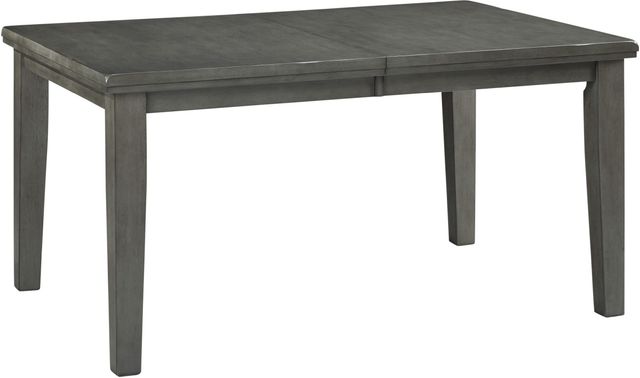 Signature Design by Ashley® Hallanden Antiqued Gray Dining Table-3