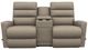 La-Z-Boy® Liam Fawn Manual Wall Reclining Loveseat with Console-1