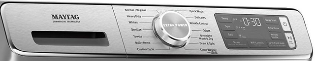 Maytag® 5.8 Cu. Ft. Metallic Slate Front Load Washer-3