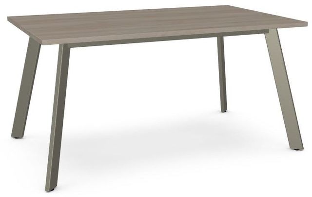 Amisco Customizable Lidya Rectangular Table with 60" Thermo Fused Laminate Top -0