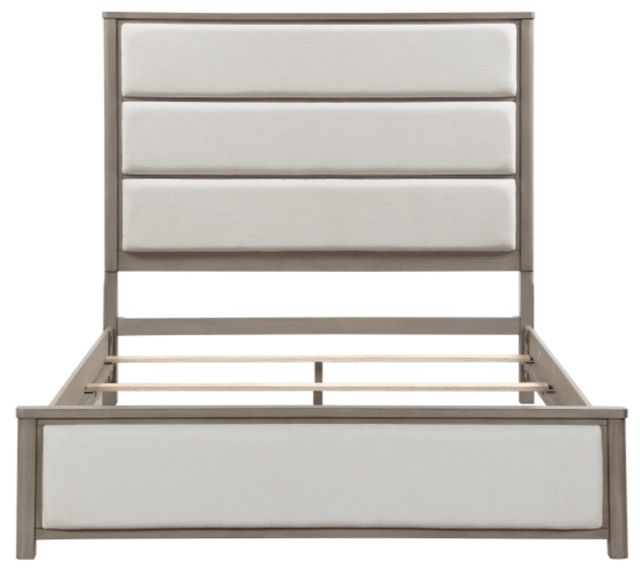 Homelegance® Dalston Beige/Light Gray Eastern King Panel Bed-3
