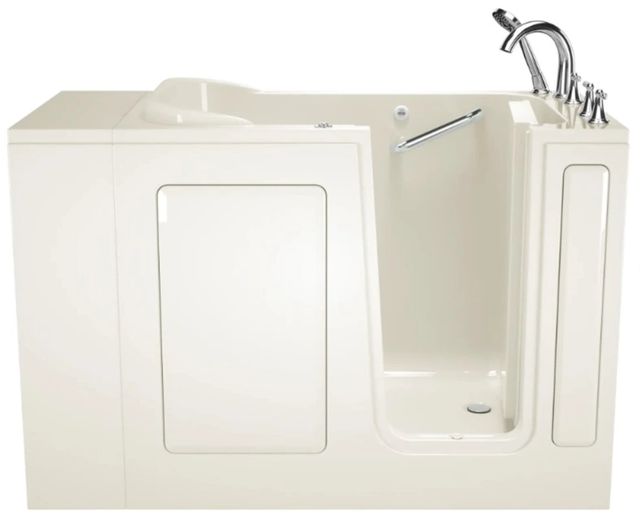 American Standard Gelcoat Linen 28” x 48” Walk-in Bathtub with Whirlpool System Right Hand Door and Drain-0