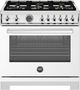 Bertazzoni Professional Series 36" Bianco Pro Style Gas Range-0