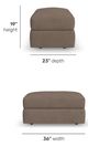 Flexsteel® Customizable Chevy Ottoman-3