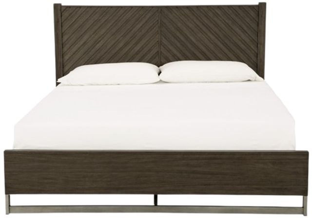 Ashley® Arkenton Grayish Brown King Panel Bed-1