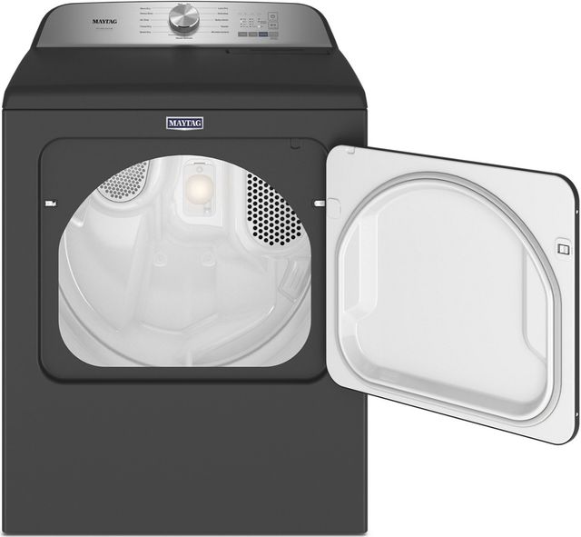 Maytag® Pet Pro System 7.0 Cu. Ft. Volcano Black Front Load Electric Dryer -2