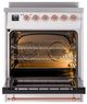Ilve® Nostalgie II Noblesse 30'' Custom RAL Color Pro Style Induction Range with Copper Trim-1