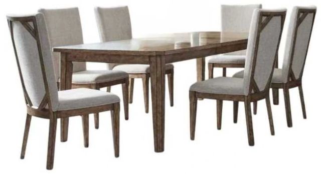 Liberty Furniture Carolina Park 7-Piece Amber Brown/Cream Dining Set-0