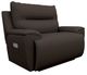 La-Z-Boy® Palmer Walnut Leather Power Reclining Chair and a Half with Headrest and Lumbar-0