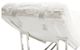 Michael Amini® Trance™ Astro White/Stainless Steel Chaise Lounger-2