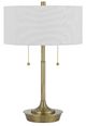 Cal® Lighting & Accessories Kendal Antique Brass Table Lamp-0
