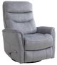 Parker House® Gemini 2-Piece Capri Silver Manual Swivel Glider Recliner Set-1