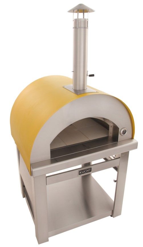 Kucht Professional Venice 39" Yellow Outdoor Pizza Oven-1