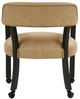 Steve Silver Co. Rylie Black/Sand Captains Dining Arm Chair-3