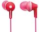 Panasonic® ErgoFit Pink In-Ear Earbud Headphones-0