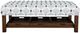 Craftmaster® Customizable New Traditions Cocktail Ottoman with 3-Trays-1