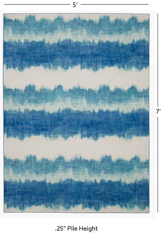 Linon Outdoor Washable Apopka 5'x7' Area Rug-2