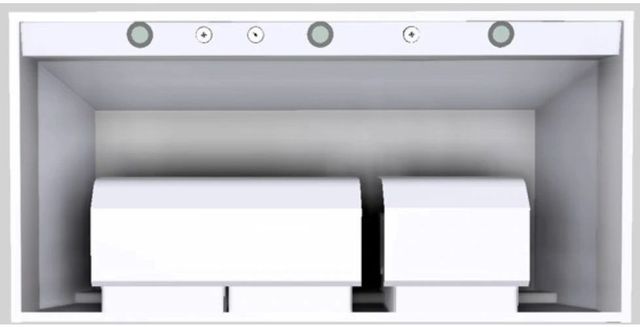 Vent-A-Hood® Designer Series 48" White Wall Mounted Range Hood-3