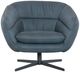 Hooker® Furniture CC Mina Buckskin Navy Swivel Chair-1