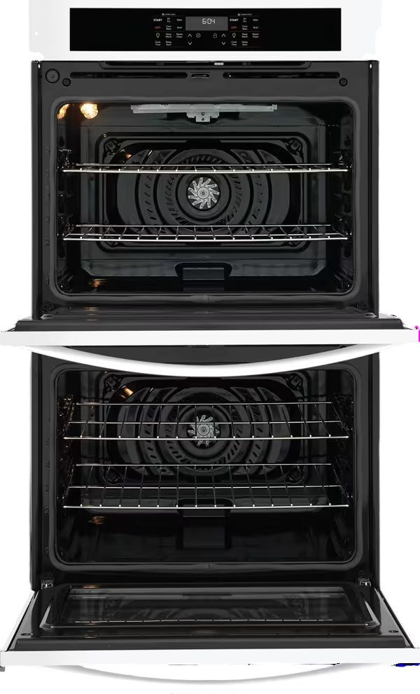 Frigidaire® 30” White Electric Double Wall Oven with Air Fry-2