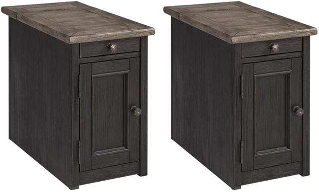 Signature Design by Ashley® Tyler Creek 2-Piece Grayish Brown/Black Living Room Table Set-0