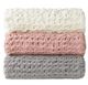 Olliix by Madison Park Chenille Chunky Knit Grey Throw-4