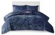 Olliix by Intelligent Design Felicia Navy Twin/Twin XL Velvet Comforter Set-0