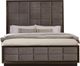 Coaster® Durango Smoked Peppercorn/Grey Eastern King Upholstered Bed-0