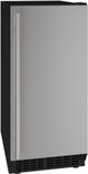 U-Line ADA 15" 25 lb. Stainless Solid Ice Maker-0
