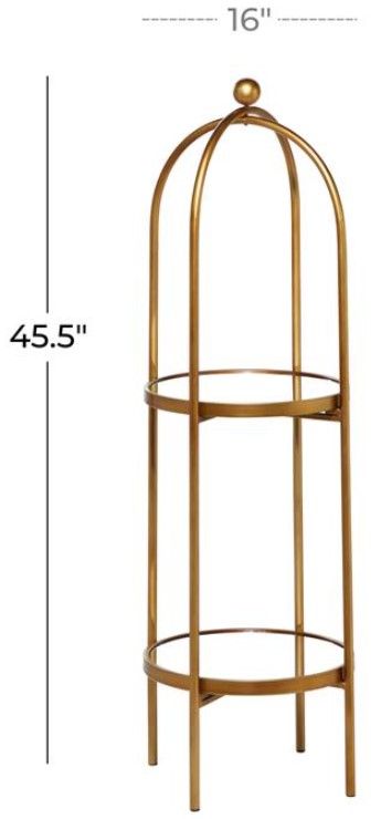 Deco Marche Gold Shelving Unit-3