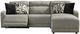 Signature Design by Ashley® Colleyville 3-Piece Stone Right-Arm Facing Power Reclining Sectional and Chaise-1