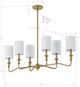 Forty West Goldie Gold Chandelier-2