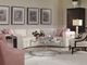 Century® Customizable Aria Glass Top Chairside Table with Polished Aluminum Base-2