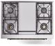 Ilve® Nostalgie II Series 36" Midnight Blue Pro Style Dual Fuel Range-2