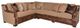 King Hickory Customizable Sally 2-Piece Leather and Fabric Sectional -0