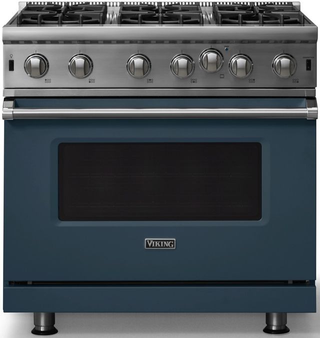 Viking® 5 Series 36" Squall Pro Style Liquid Propane Gas Range-0