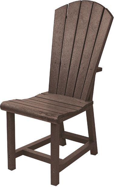 C.R. Plastic Generation Line Chocolate Addy Dining Chair-1