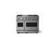 Viking® 5 Series 48" Stainless Steel Pro Style Gas (NG) Range with Polished Chrome Trim-0