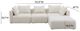 TOV Furniture Hangover 4-Piece Cream Performance Boucle Modular Sectional-2