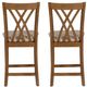 Powell® Starla 2-Piece Brown Counter Stool Set-4