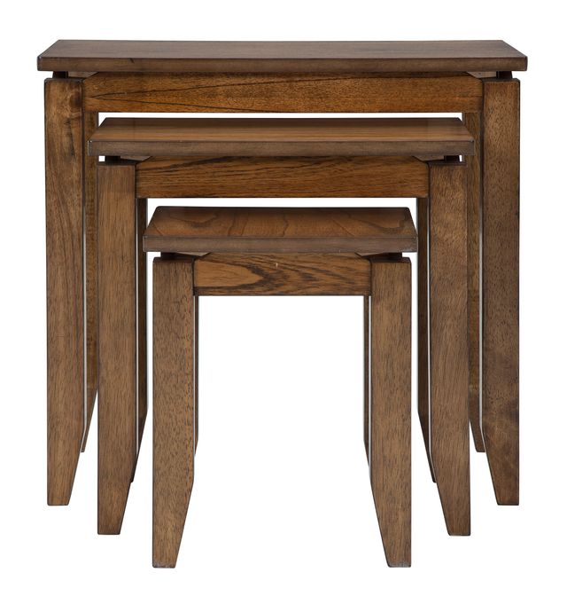 Signature Design by Ashley® Brentmond 3-Piece Light Brown Accent Tables-2