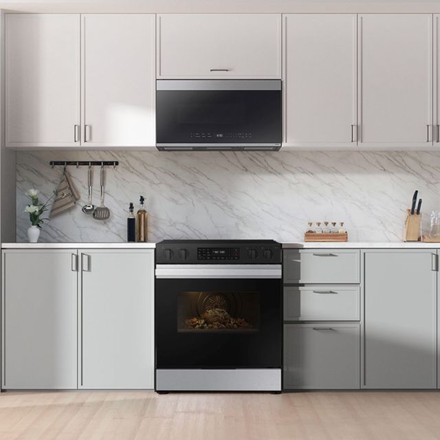 Slide-In Samsung Stove Space Slide-In Samsung Stove Space