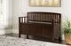 Linon Cynthia Walnut Storage Bench-1