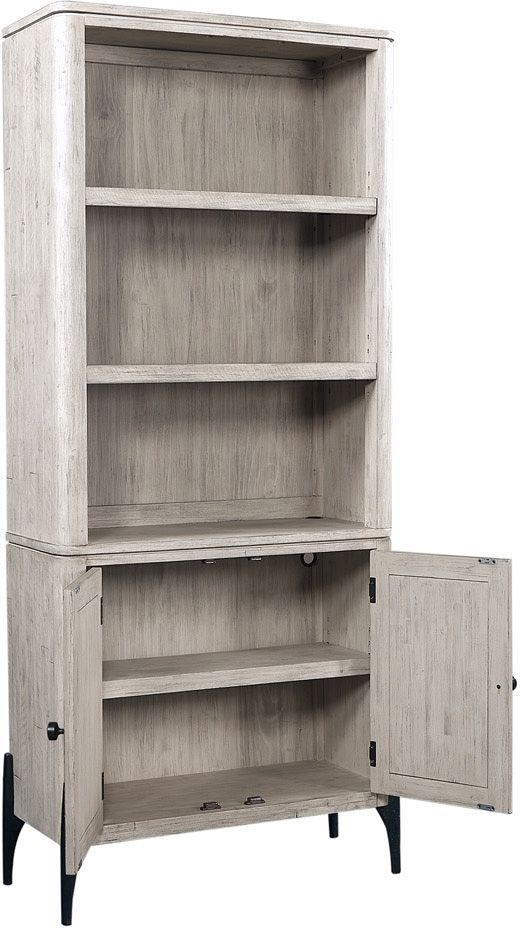 aspenhome® Zane Parchment Door Bookcase-3