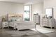Furniture of America® Mysen White Wash Full Panel Bed-1